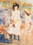 Pierre Renoir Children on the Seashore, Guernsey oil painting picture wholesale